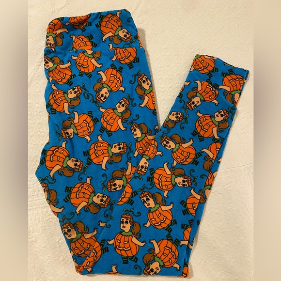 3/$28 EUC - LuLaRoe | Halloween Leggings | Buttery Soft | Tall & Curvy - Picture 1 of 3